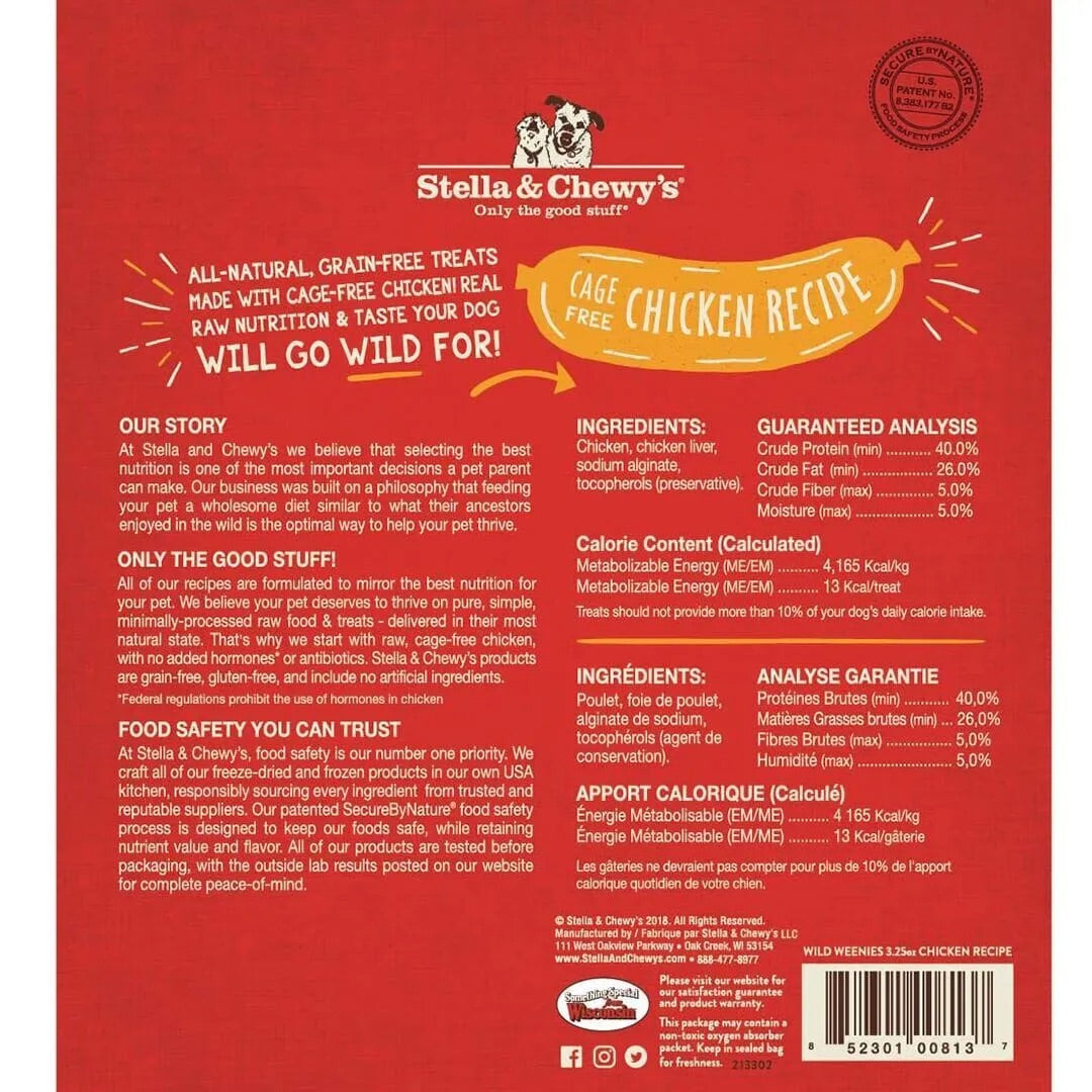Dog Treats Stella Chicken Chews 11.5oz Training Rewards - detail view