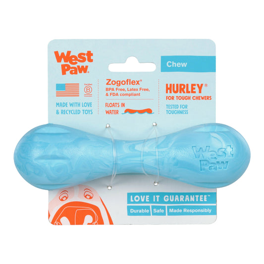 Hurley Aqua Swirl Interactive Dog Toy Durable Play Premium - detail view