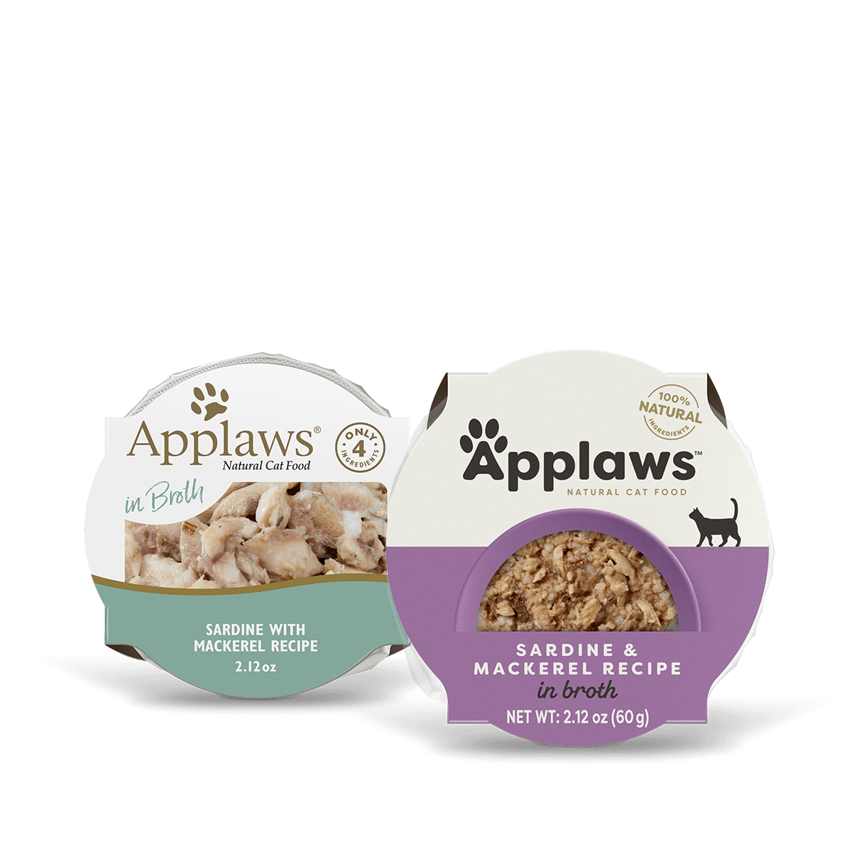 Applaws Sardine & Mackerel in Broth Wet Cat Food (2.12oz) - Wet Cat Food at Purrfect Pet Kingdom