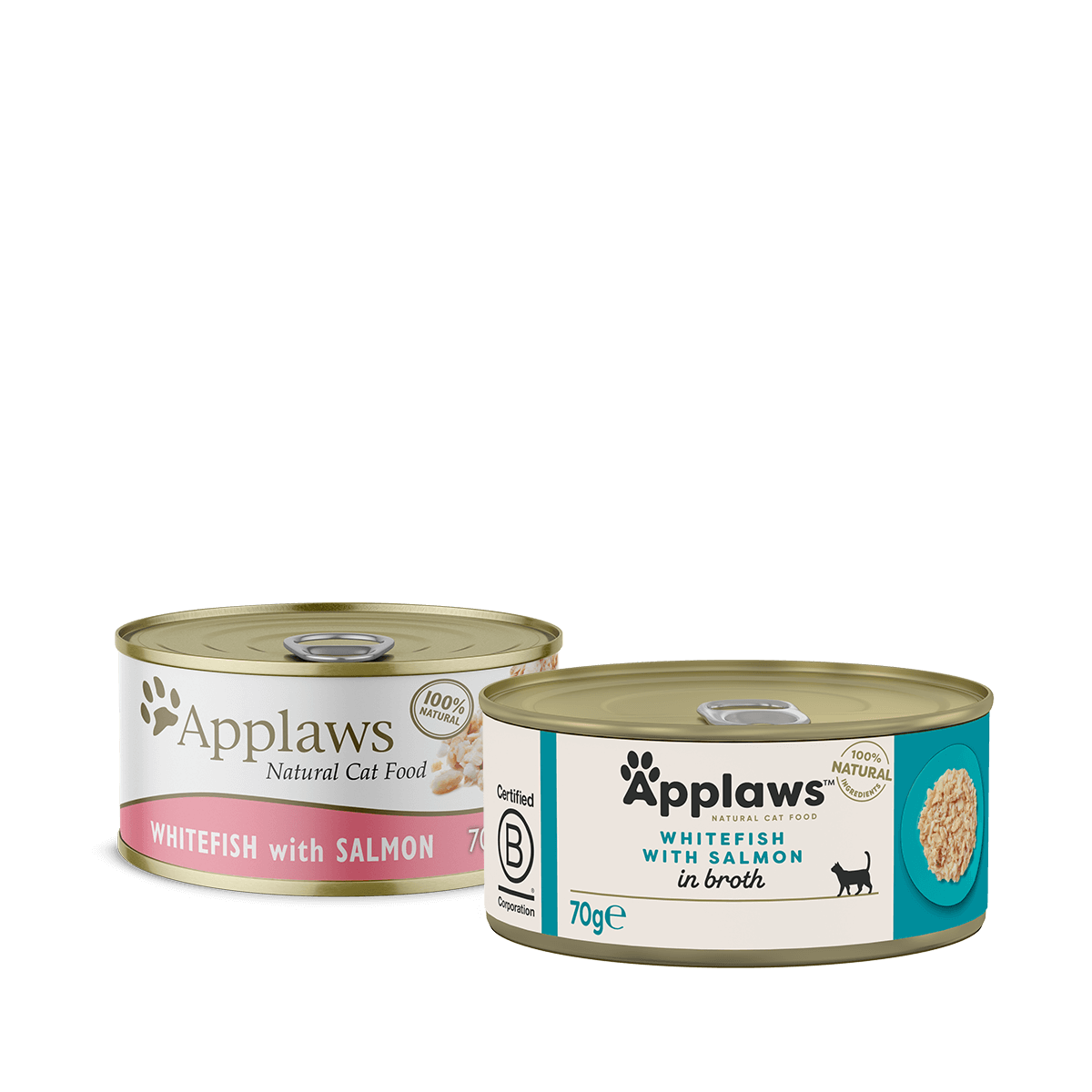 Applaws Whitefish & Salmon Wet Cat Can (2.47oz) - Wet Cat Food at Purrfect Pet Kingdom