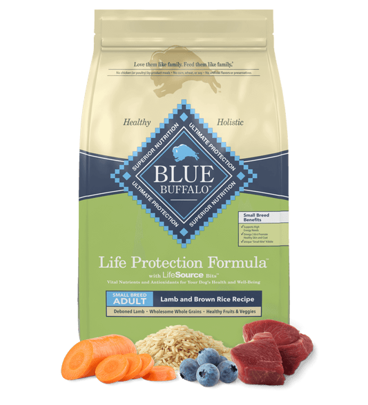 Dry Dog Food Blue Buffalo Lamb Recipe Small Daily Nutrition - detail view