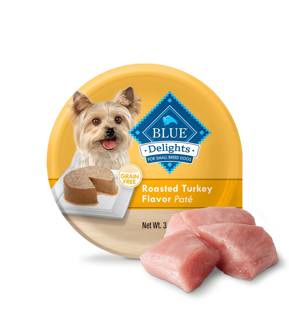 Wet Dog Food Blue Buffalo Turkey Recipe Small Daily Meals - main product image
