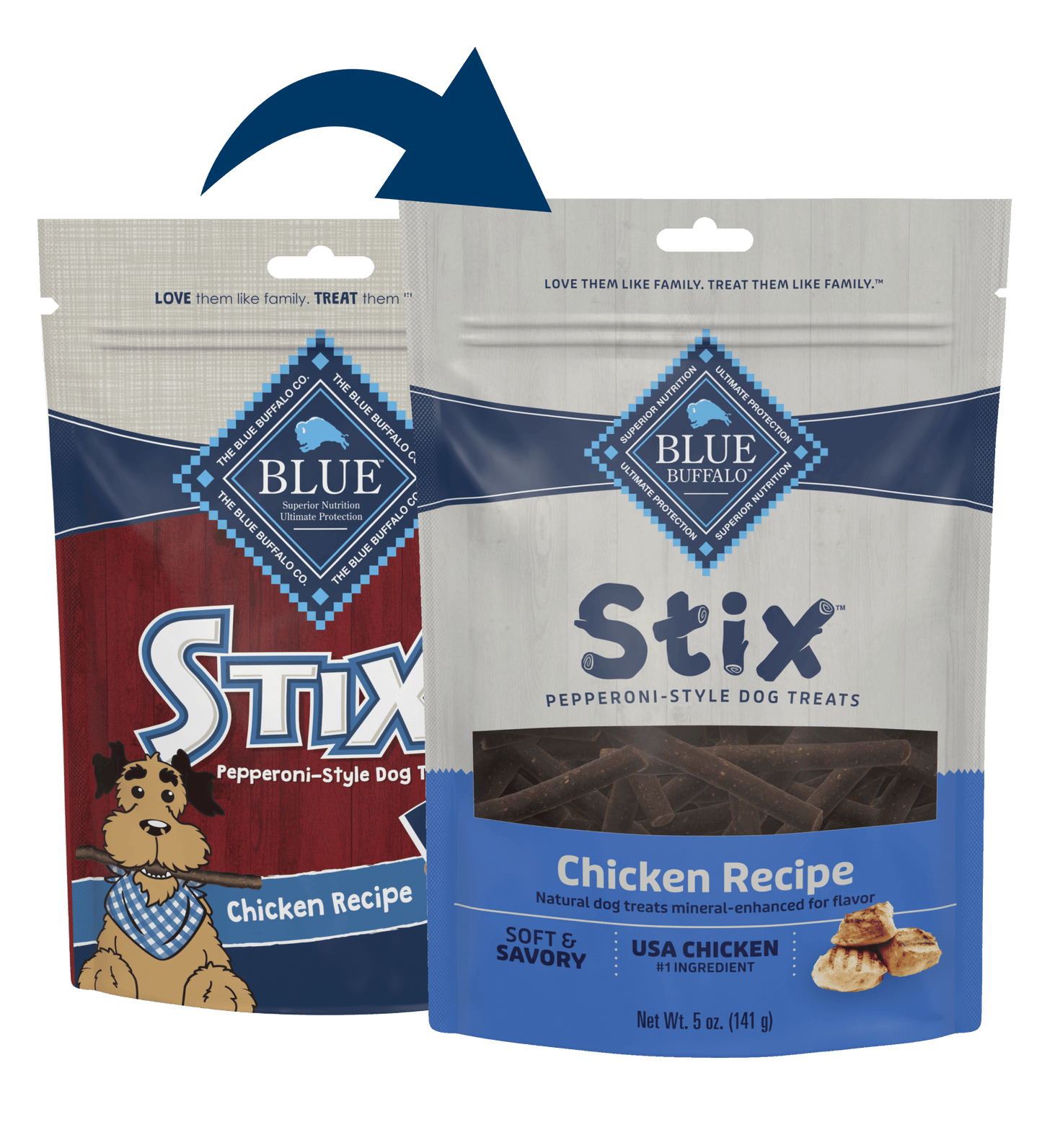 Dog Treats Blue Buffalo Chicken Chews 5oz Training Rewards - main product image