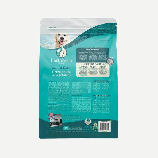 Earthborn Grain Free All Life Stages Coastal Catch Dry Dog - detail view