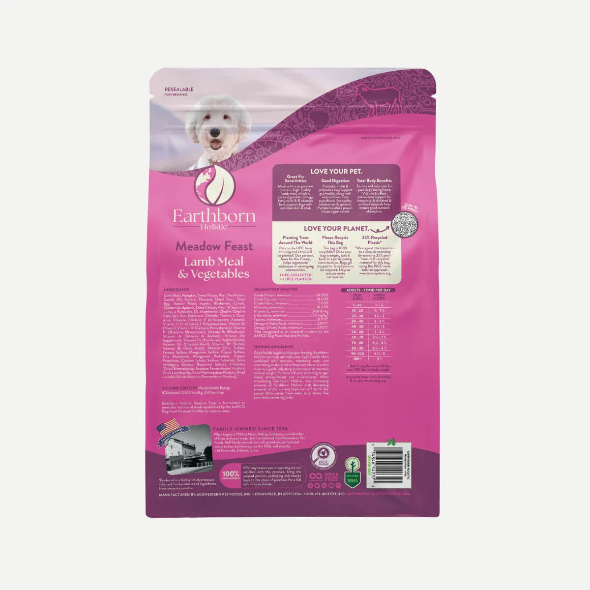 Earthborn Grain Free Meadow Feast Dry Dog Food Dry Dog Food - detail view