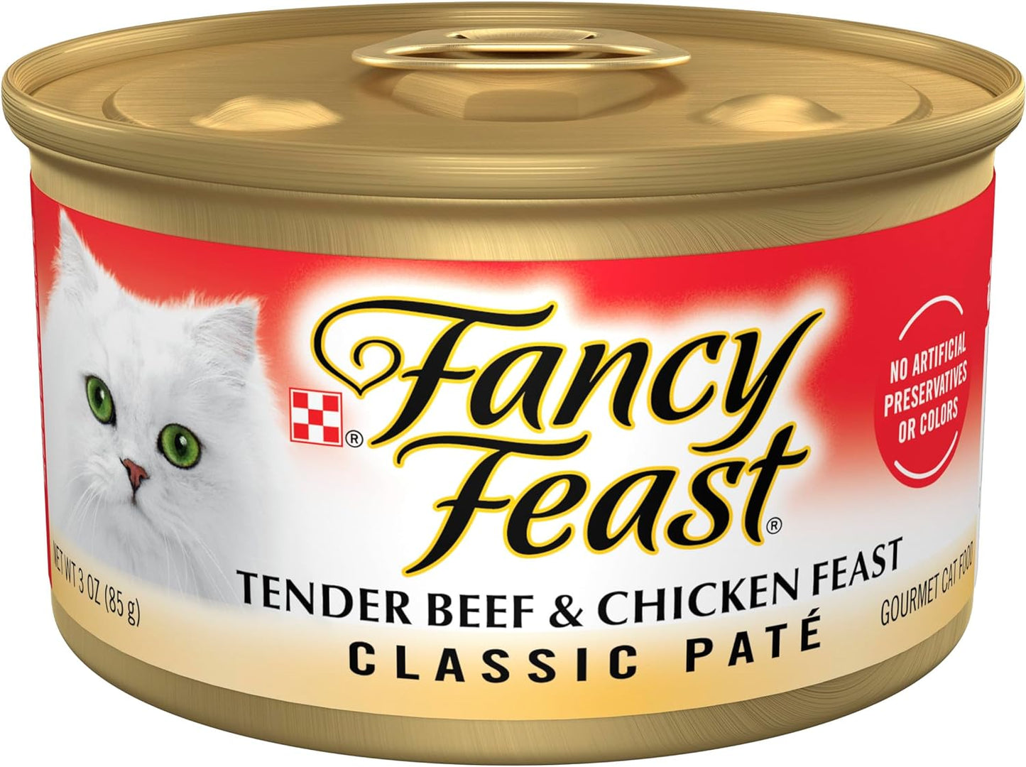 Fancy Feast Beef & Chicken Classic Pate Wet Cat Food (3oz) - main product image