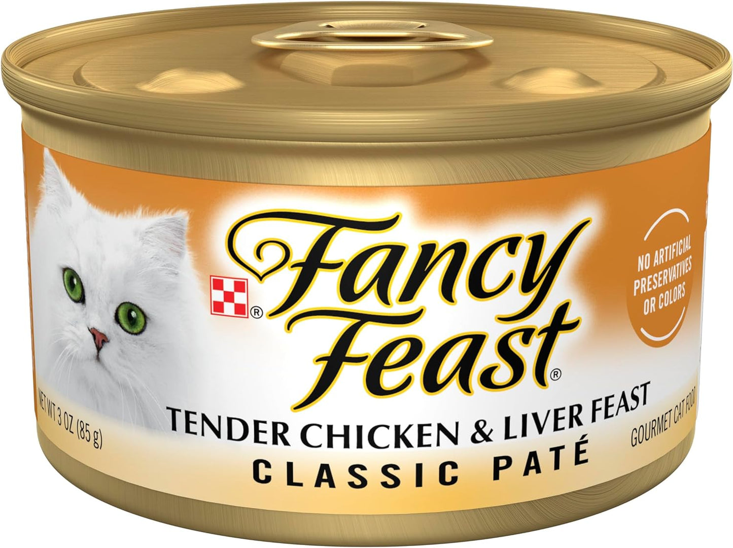 Fancy Feast Chicken Liver Pate Wet Cat Food 3Oz Wet Cat Food - main product image