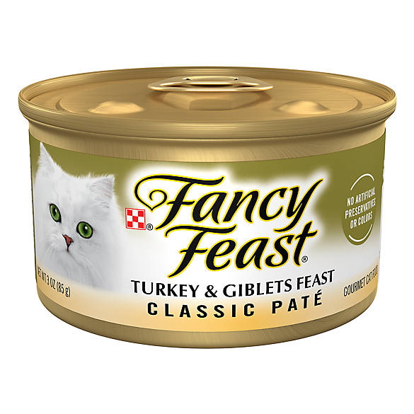 Fancy Feast Turkey Giblets Pate Wet Cat Food 3Oz Wet Cat - main product image