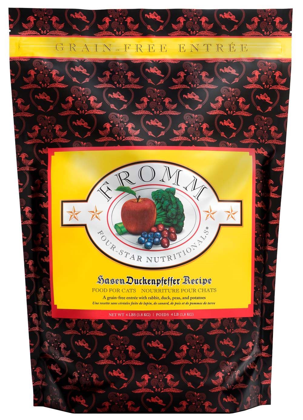 Fromm 4 Star Grain-Free Hasen Duckenpfeffer Dry Cat Food - main product image