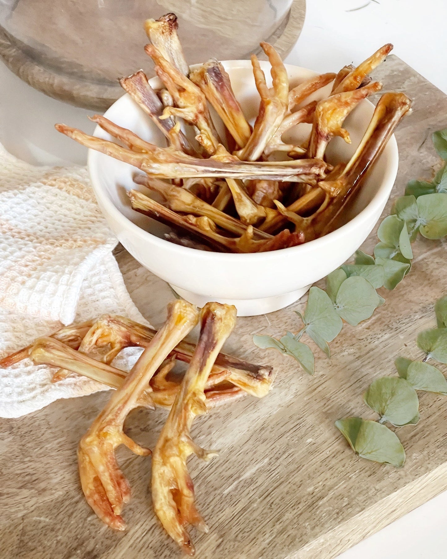 Dog Treats Pheasant Feet Single Ingredient Chews Natural Rew - detail view