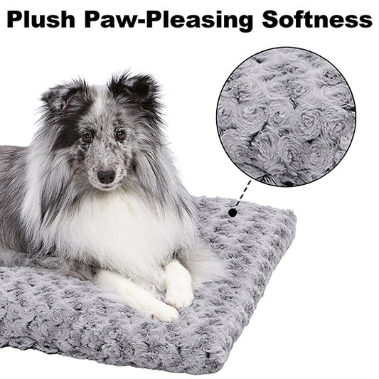 Midwest Ombre Swirl Pet Bed Gray 23X18 Fits 24Crate Washable - detail view