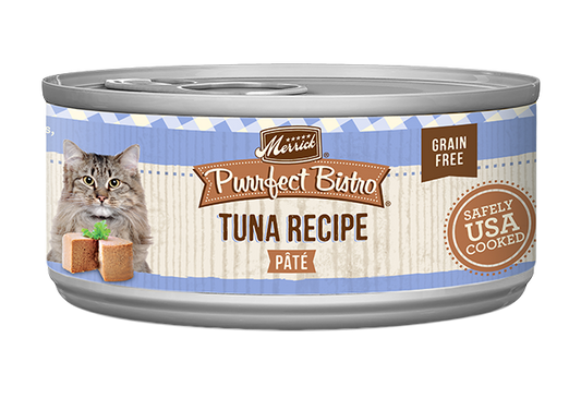 Merrick Purrfect Bistro Grain Free Adult Tuna Pate Cat Food - detail view