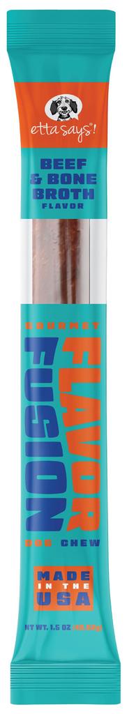 Etta Says Fusion Chew Beef and Bone Broth Dog Treat (2oz) - main product image