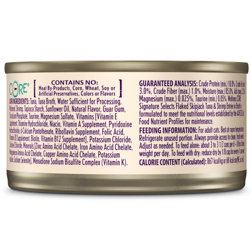 Wellness Core Adult Signature Select Flaked Skipjack 56933 - detail view