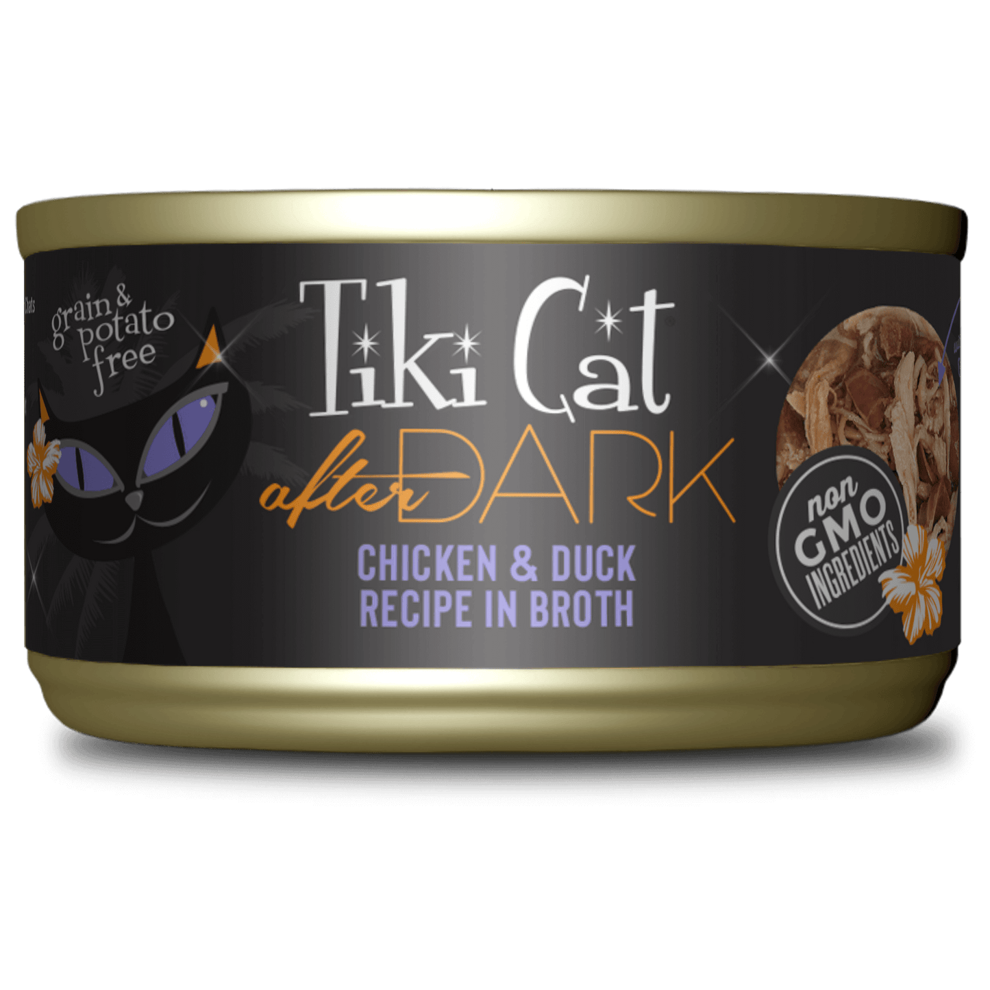 Tikicat Adult After Dark Chicken and Duck in Broth (2.8oz) - main product image