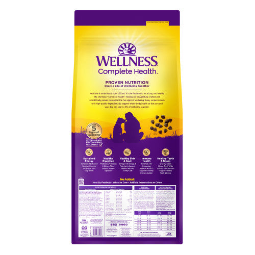 Wellness Complete Health Adult Chicken and Oatmeal Dog Food - detail view