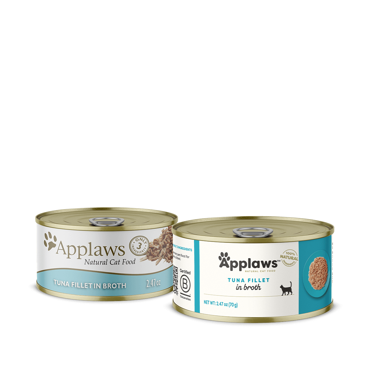 Applaws Adult Tuna Fillet in Broth Wet Cat Food (2.47oz) - Wet Cat Food at Purrfect Pet Kingdom