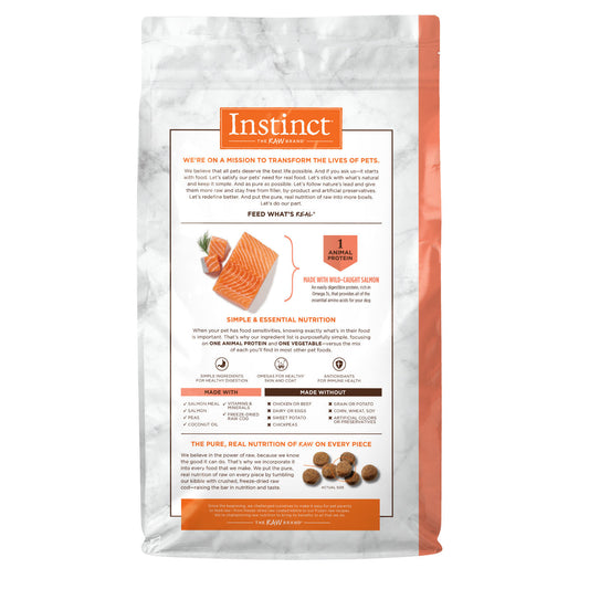 Dry Dog Food Premium Salmon Recipe 20lb Daily Nutrition - detail view