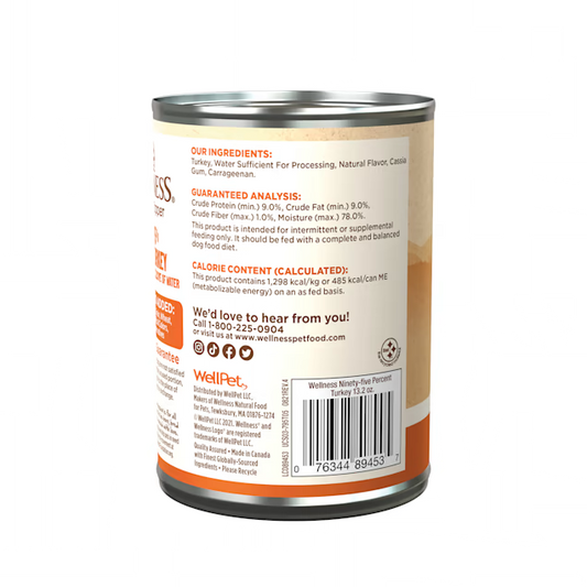 Wet Dog Food Wellness Turkey Recipe 13.2oz Daily Meals Premi - detail view