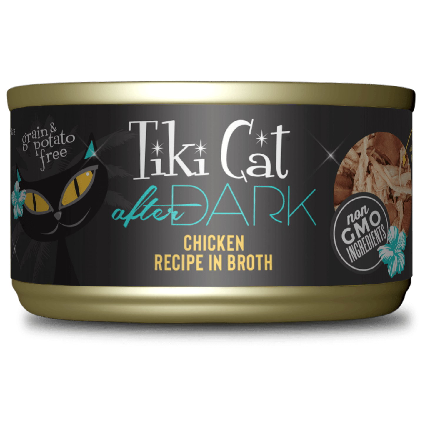 Tikicat Adult After Dark Chicken In Broth 2 8Oz Wet Cat Food - main product image