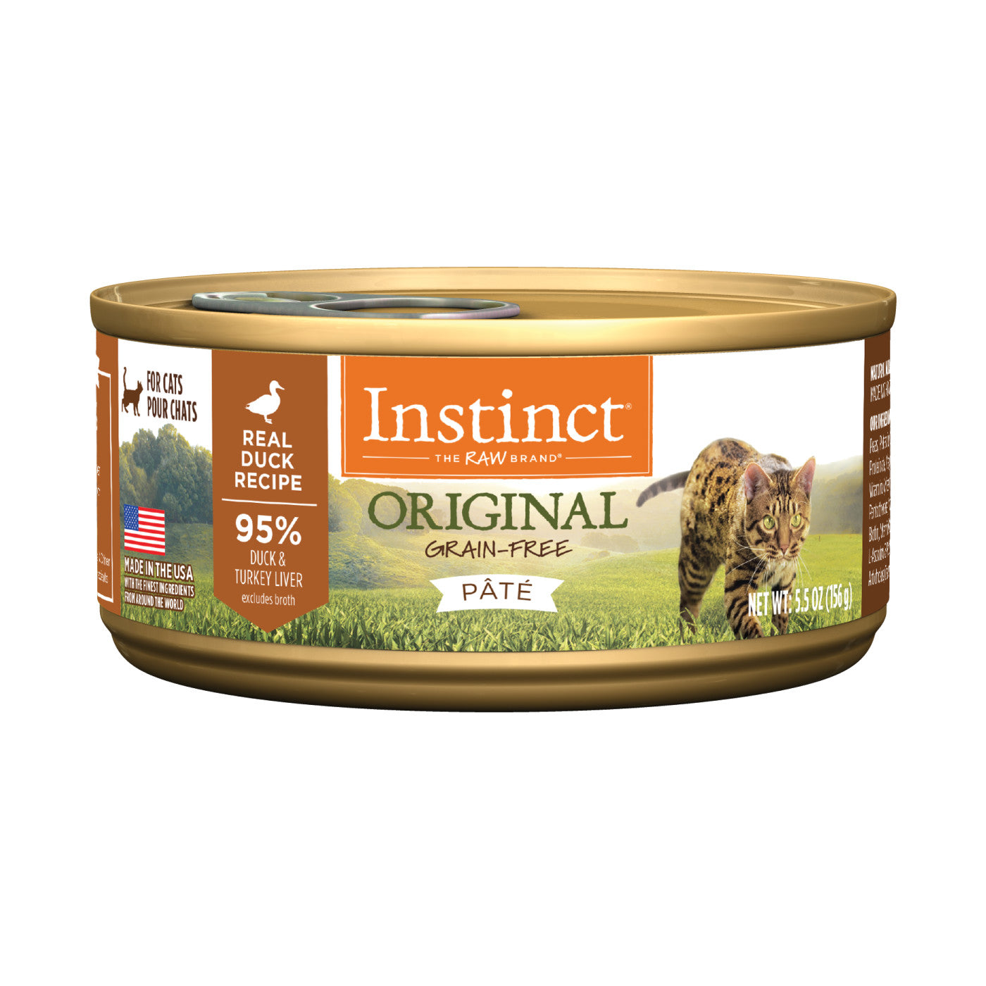 Instinct Original Adult Duck Wet Cat Food 5 5Oz Wet Cat Food - main product image