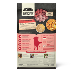 Dog Food Acana Adult Wholesome Grains Red Meat Dog Food - detail view