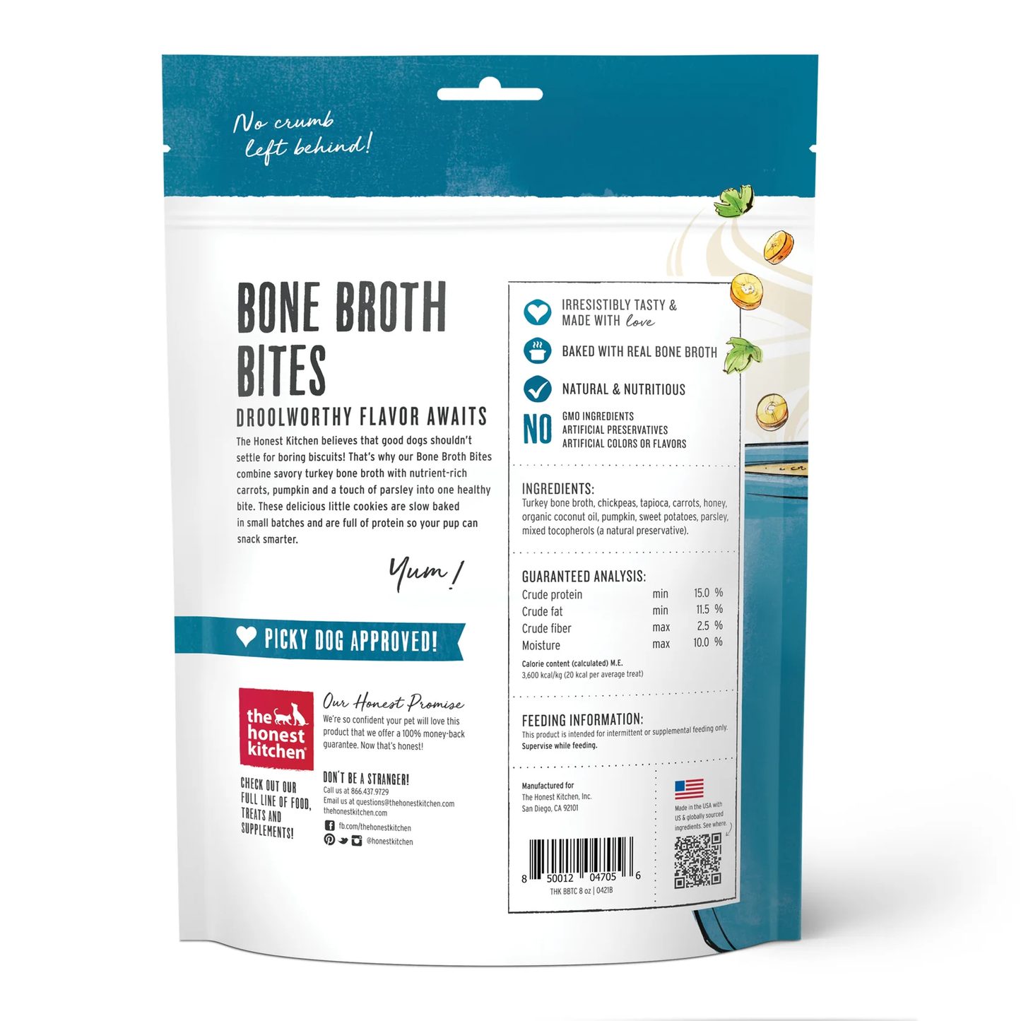 Dog Treats Premium Turkey Chews 8oz Training Rewards Premium - detail view