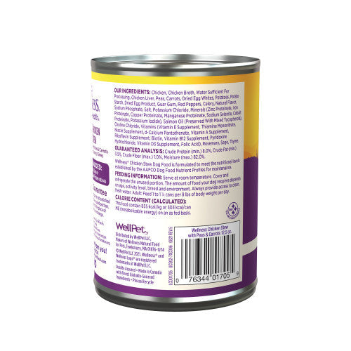 Wellness Adult Chicken Stew Wet Dog Food 12 5Oz Wet Dog Food - detail view