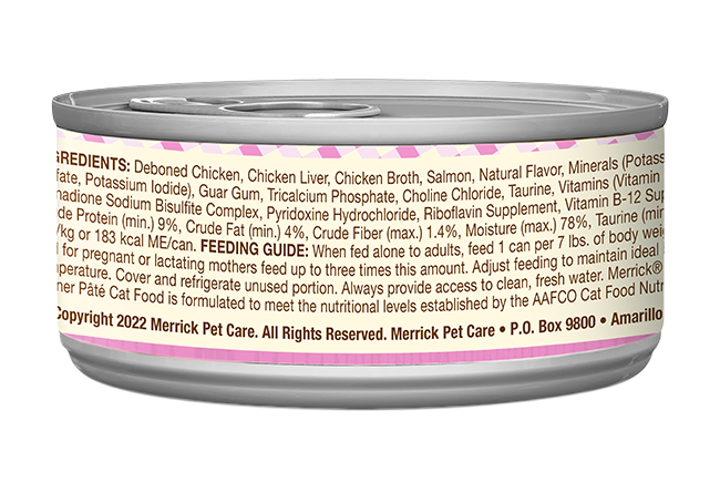 Merrick Purrfect Bistro Grain Free Kitten Chicken Pate Cat - detail view
