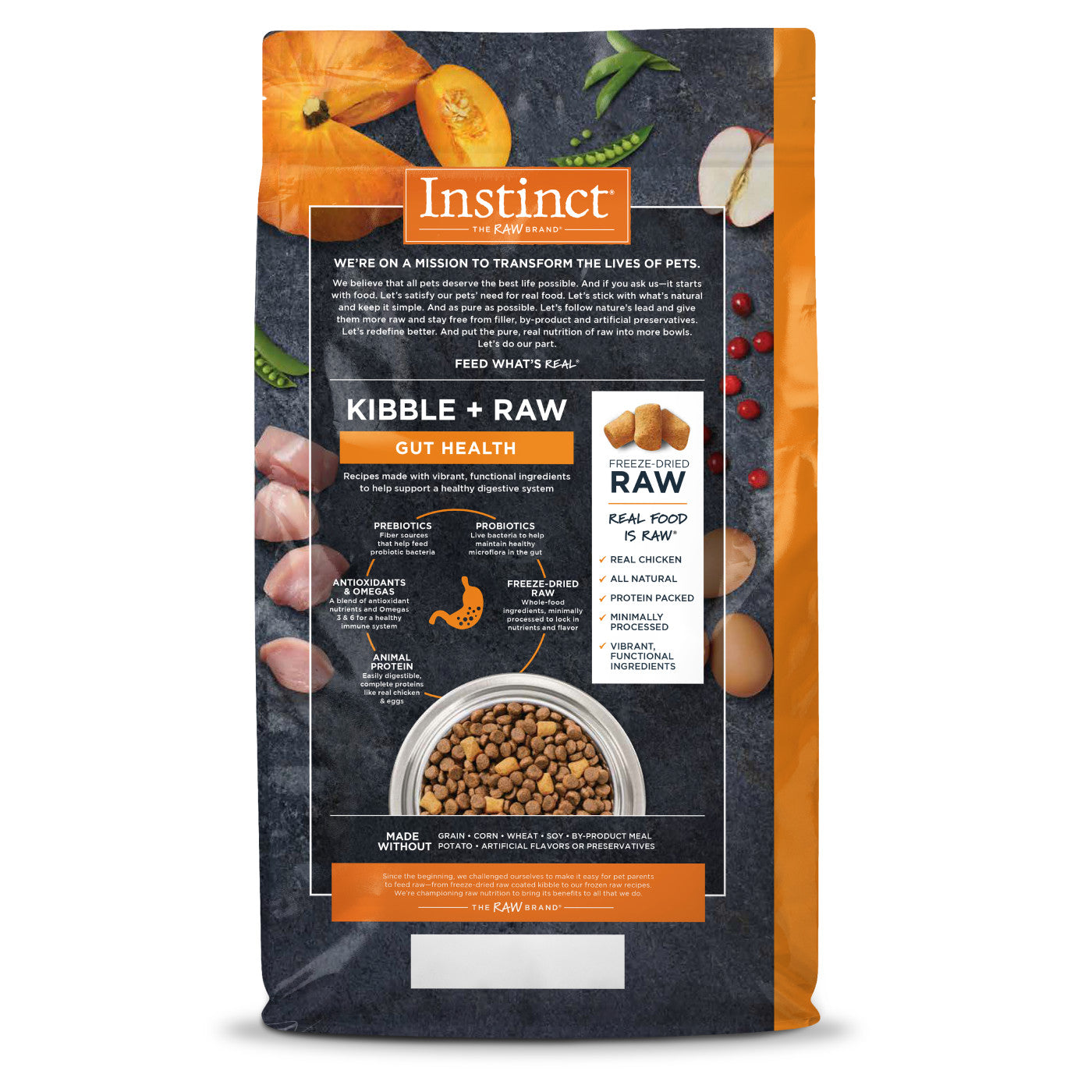 Dry Dog Food Premium Chicken Recipe 18lb Daily Nutrition - detail view