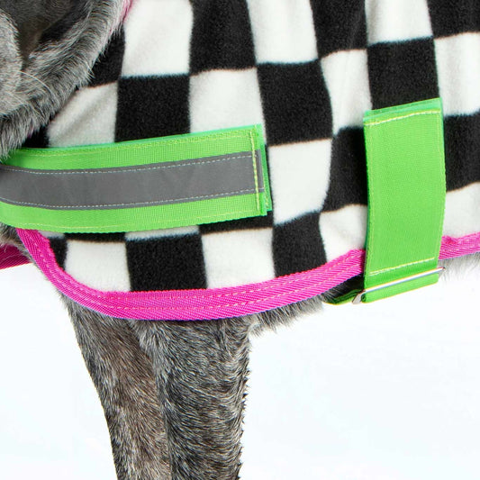 Expression Moisture Wicking Fleece Dog Coat Dog Pet - detail view