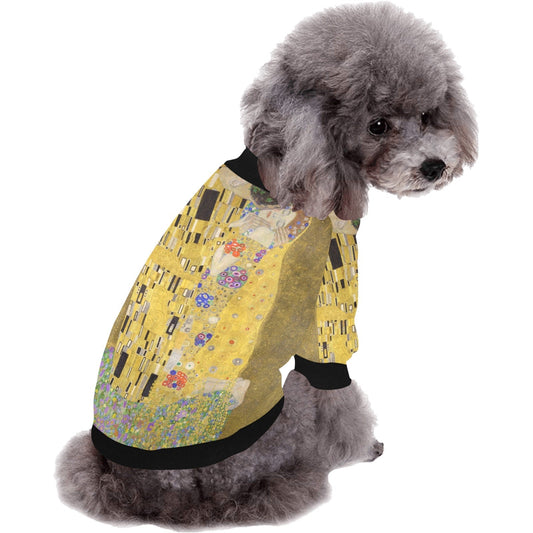 Pet Apparel Klimt The Kiss Round Neck Shirt for Daily Use main product image for dogs and cats