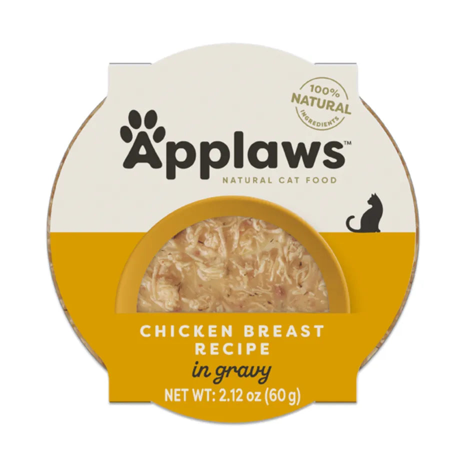 Applaws Natural Cat Food Chicken Flakes in Gravy (2.12oz) - main product view | Wet Cat Food at Purrfect Pet Kingdom