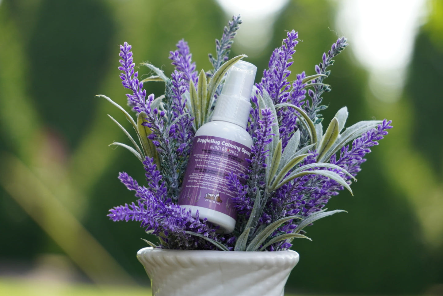 Pet Supply HuggleHug Lavender Calming Spray 2oz for Comfort main product image for dogs and cats