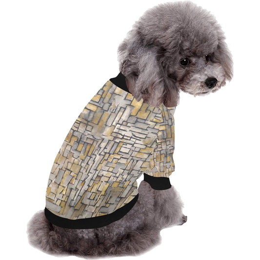 Pet Apparel Mondrian Tableau No Composition No VII Round main product image for dogs and cats