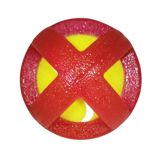 Dog Toy TPR-Coated Agility Tennis Ball Toy Durable -Safe - detail product image for dog toy