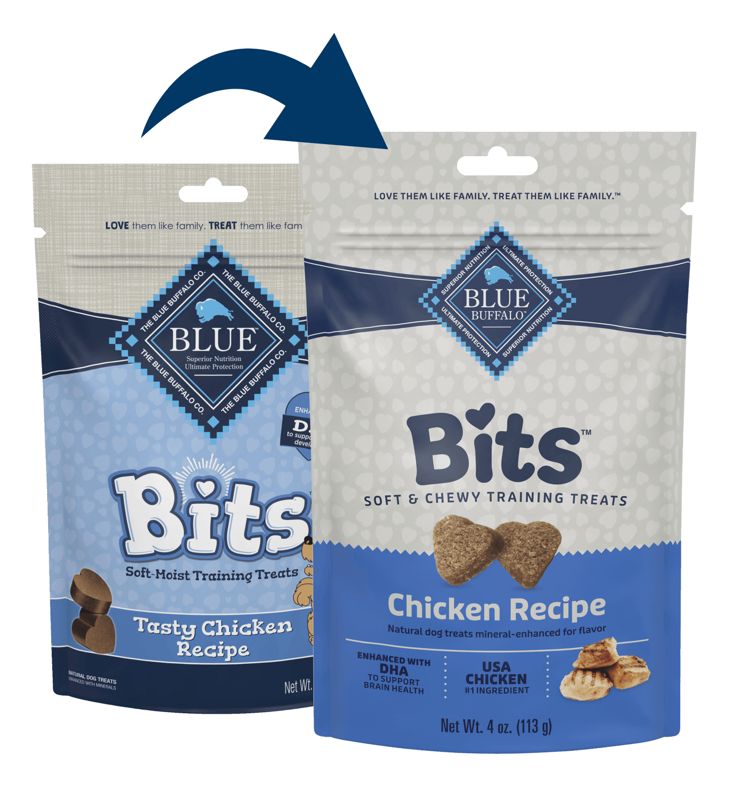 Dog Treats Blue Buffalo Chicken Chews Daily Training Rewards - main product image