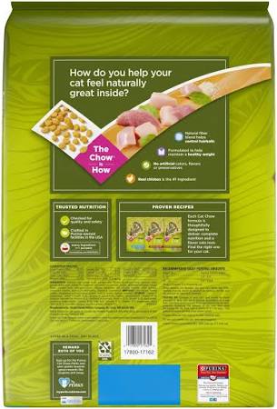 Cat Chow Naturals Indoor Chicken Cat Food Dry Cat Food - detail view