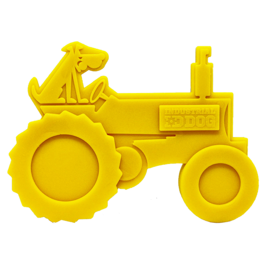 Tractor Nylon Dog Toy For Aggressive Chewers USA Made Dog - detail view
