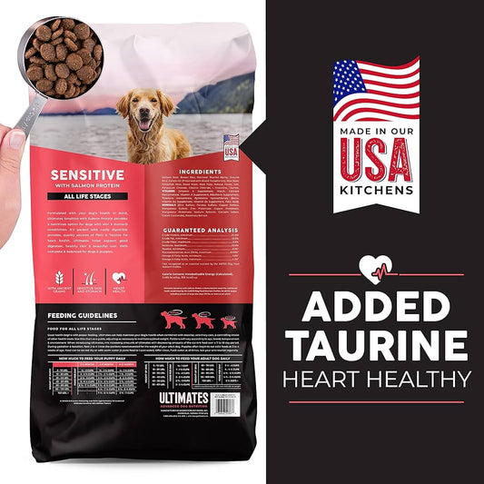 Ultimates Adult Sensitive With Salmon Dry Dog Food (28lb) - detail view
