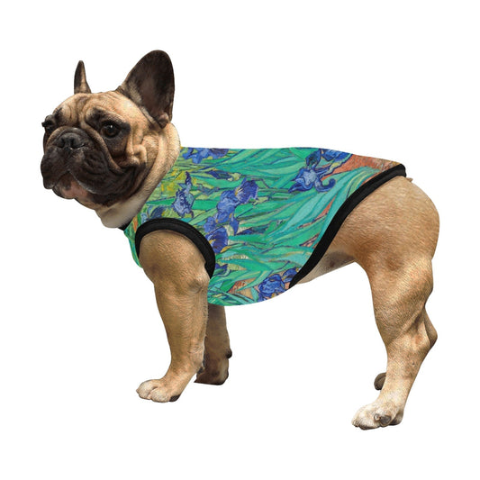 Pet Supply Van Gogh Irises Tank Top for Daily Use l main product image for dogs and cats