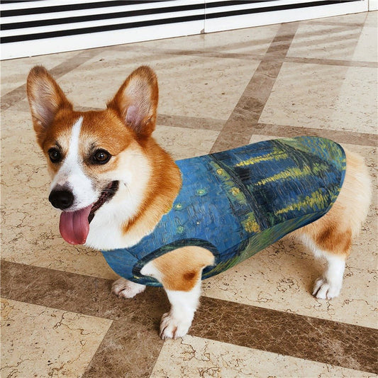 Pet Supply Van Gogh Starry Night Over The Rhone Vest main product image for dogs and cats