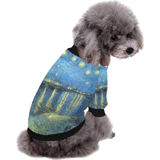 Pet Apparel Van Gogh Starry Night Over The Rhone Round main product image for dogs and cats