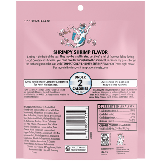 Dog Treats Temptations Shrimp Chews Daily Training Rewards - detail view