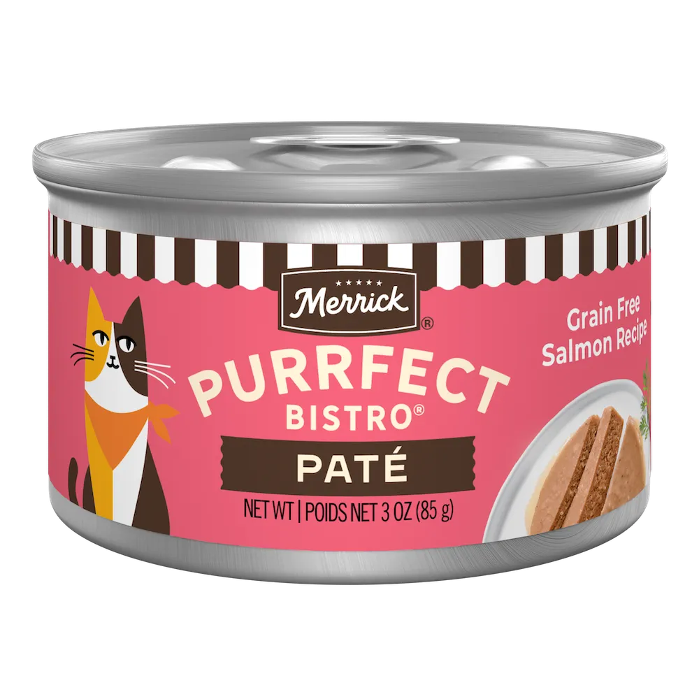 Merrick Purrfect Bistro Grain Free Adult Salmon Pate Cat 3Oz - main product image