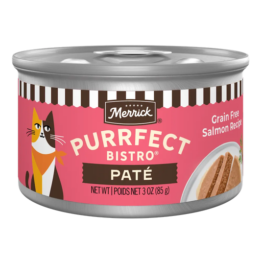 Merrick Purrfect Bistro Grain Free Adult Salmon Pate Cat 3Oz - main product image