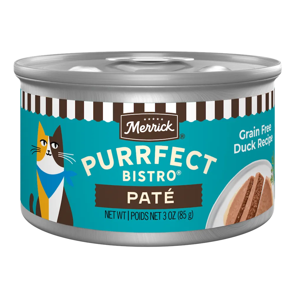 Merrick Purrfect Bistro Grain Free Adult Duck Pate Cat Food - main product image