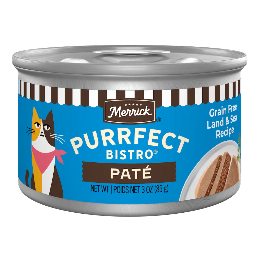 Merrick Purrfect Bistro Grain Free Adult Land Sea Pate Cat - main product image