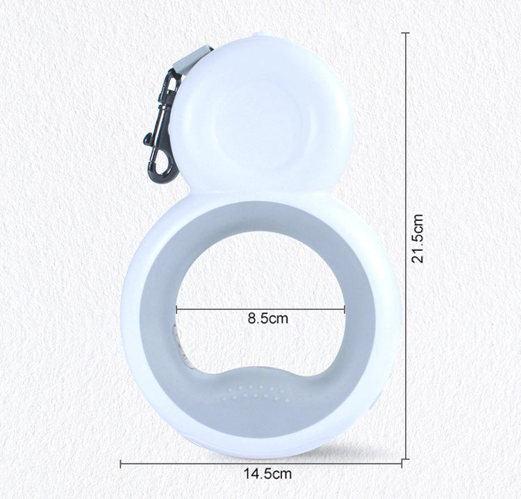 Dog Leashes 4 in 1 Pet Snowman LED With Night Light Dog Auto - close up view