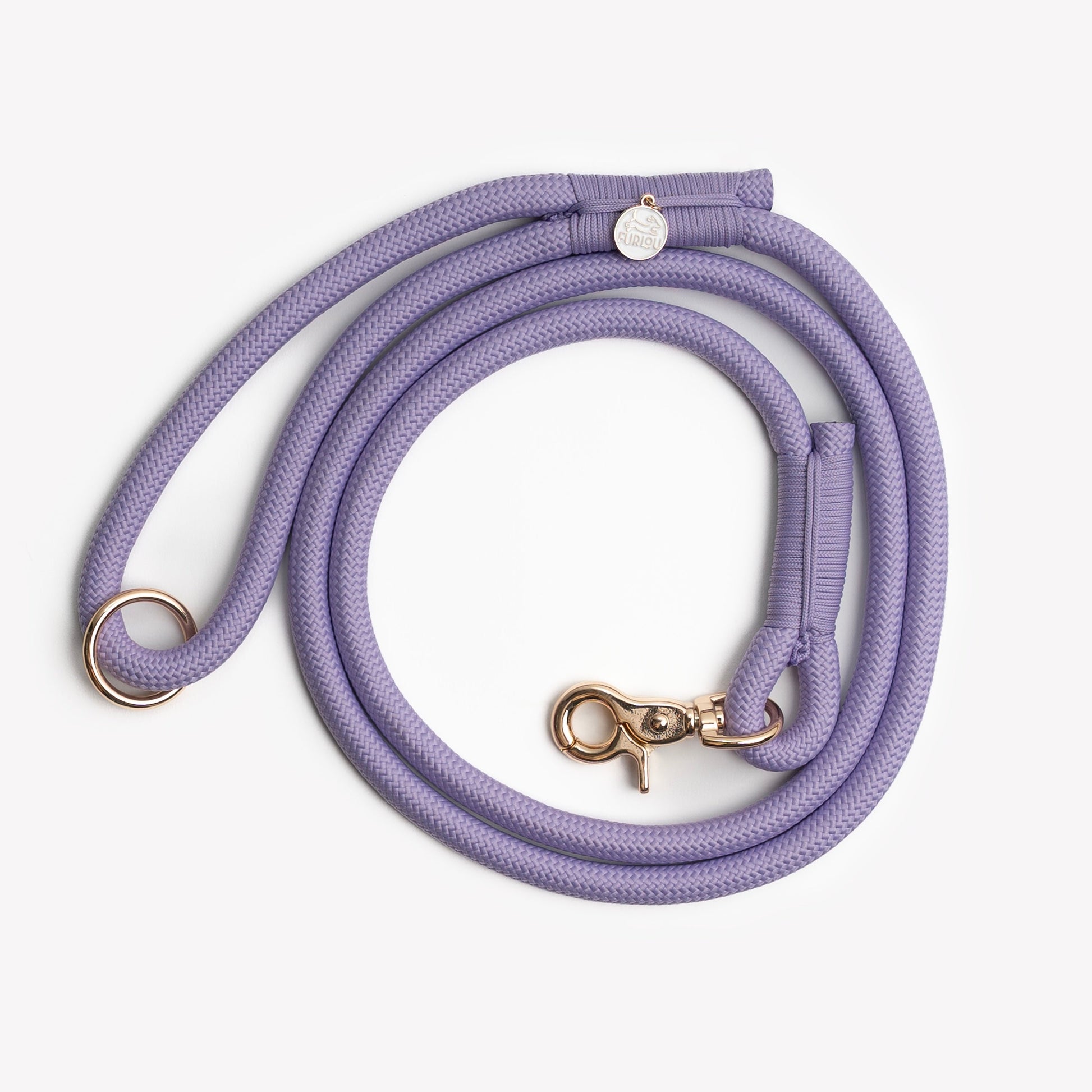 Dog Toys 'Lavender' Braided Rope Leash Premium Pet Supply - main product image